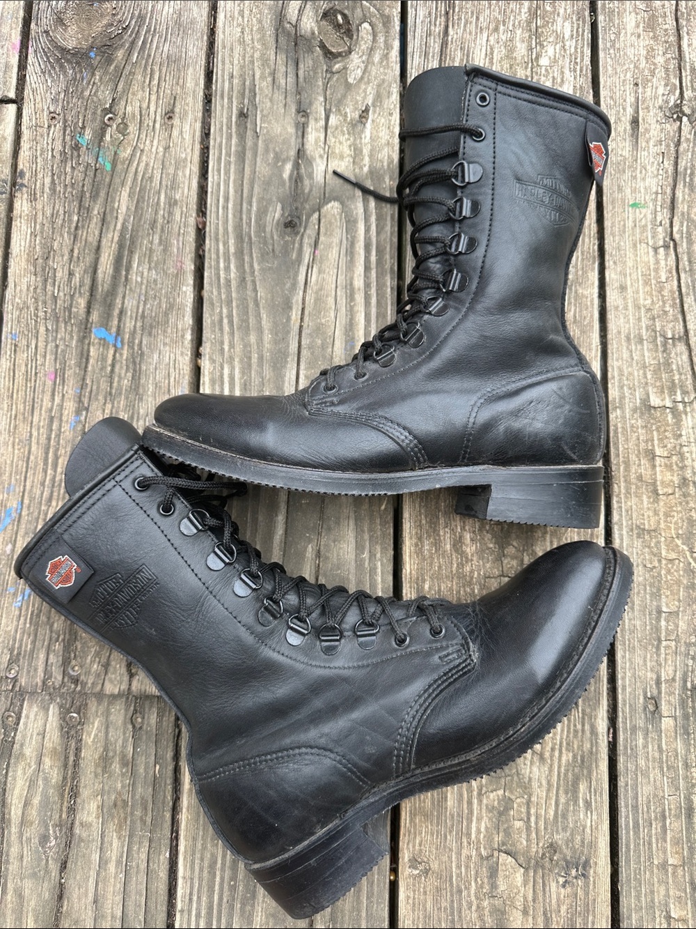 Vintage Harley Davidson boots